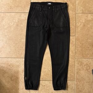 PAIGE Sleek Black Joggers